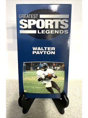 Walter Payton Greatest Sports Legends VHS Tape 1999 Rare Tested Plays Excellent